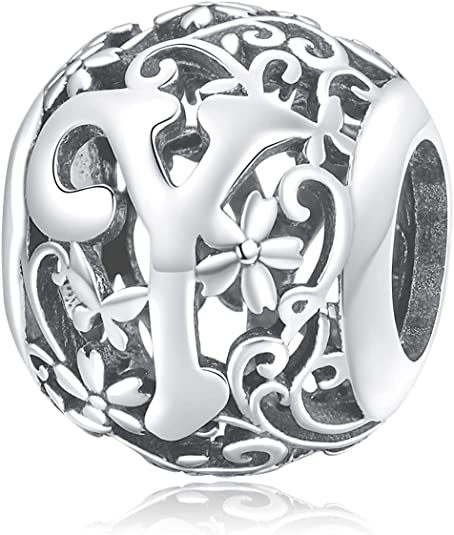 A-Z Initial Charm Beads