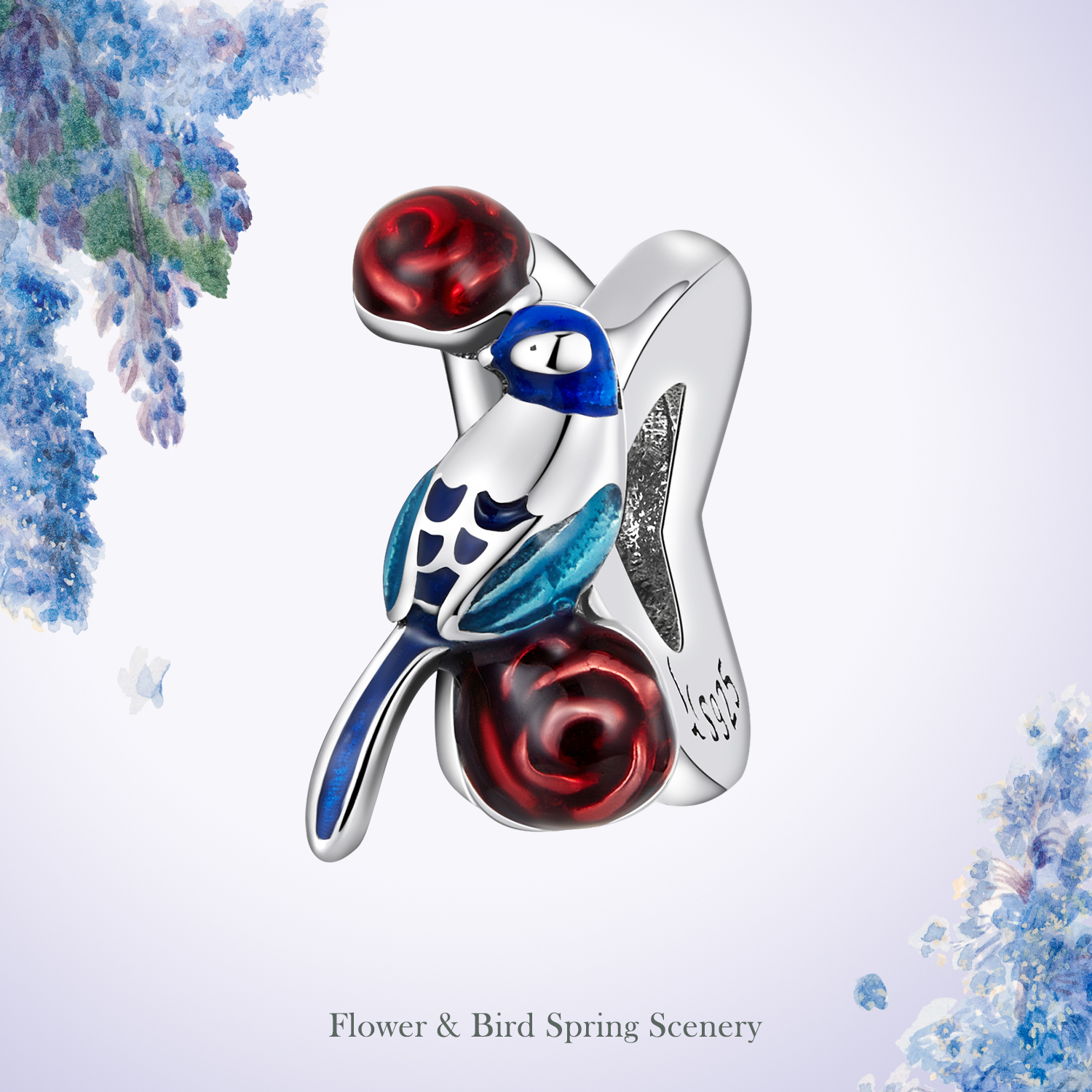 Flowers & Bird Charm-Insects Awaken | Bamoer
