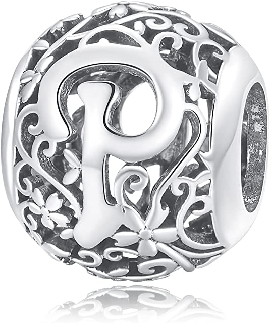 A-Z Initial Charm Beads