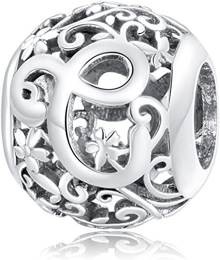 A-Z Initial Charm Beads