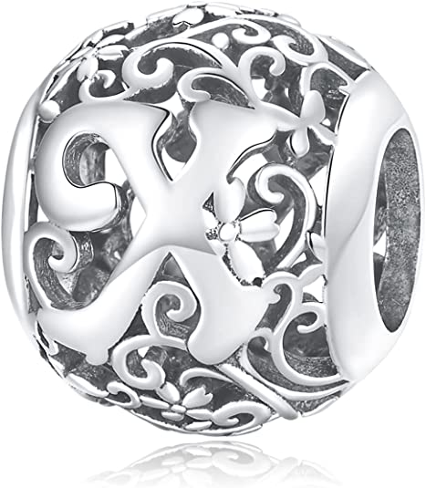 A-Z Initial Charm Beads