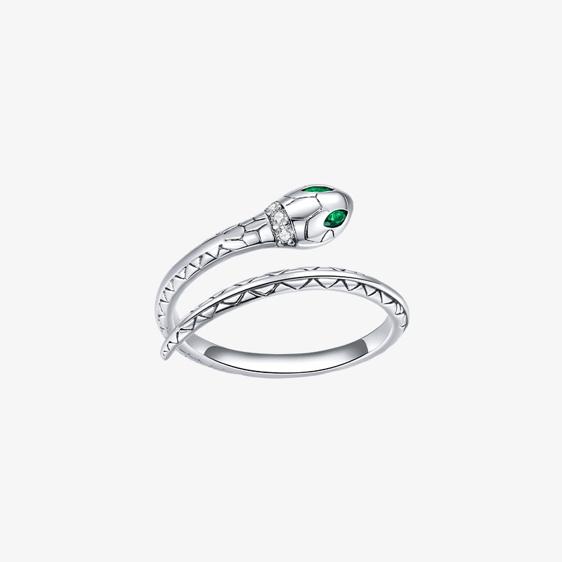 Sterling Silver Serpent Ring
