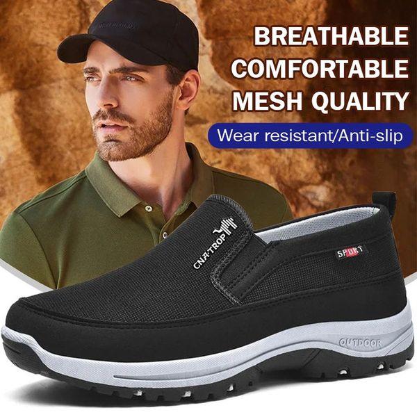 Grasslia Men Comfortable Breathable Walking Shoes