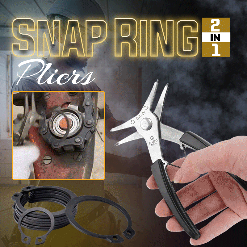 2-in-1 Snap Ring Pliers Set