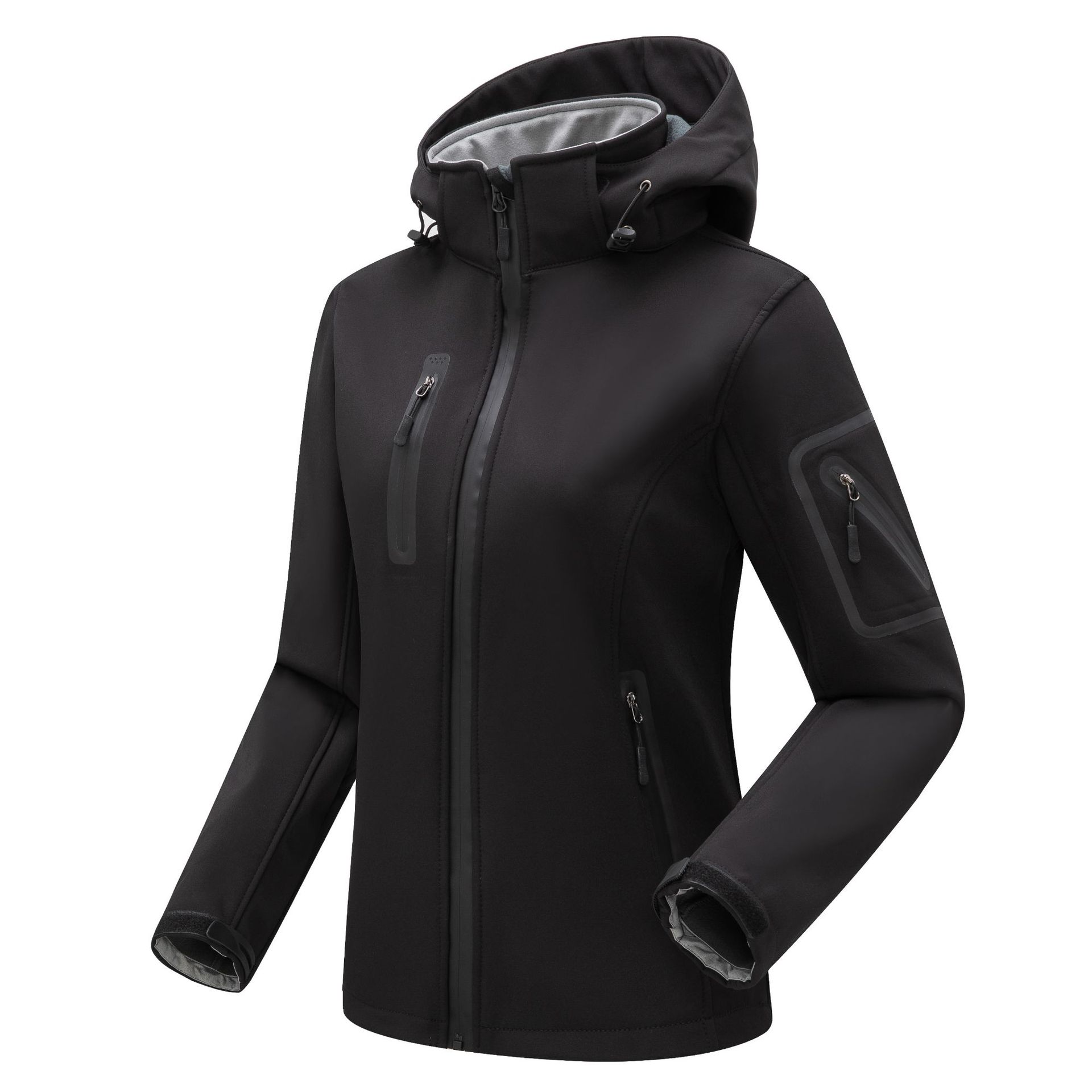 Gincci™Women's Softshell Jacket Windproof Water Resistant Outdoor Sport Camping Climbing Hiking Jacket Coat