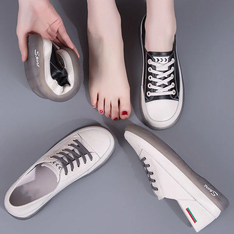 Non-Slip Ankle ProtectionSuper Soft Leather Casual Shoes