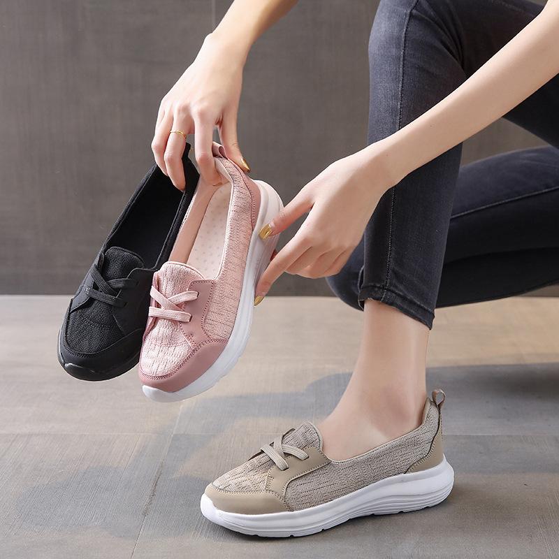 Orthopedic Women's Breathable Slip On Arch Support Non-slip Shoes