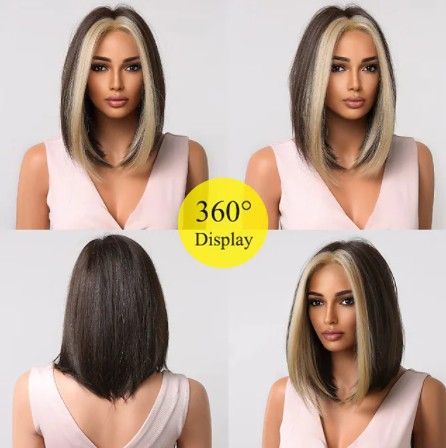 Frontal Silk Straight Glueless HD Lace Wig