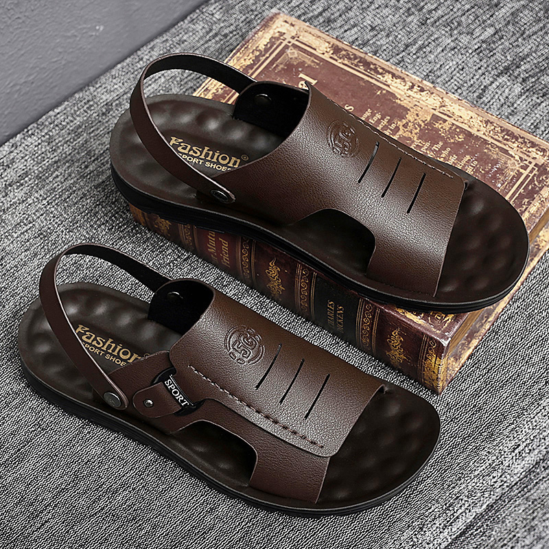 ✨Men's Cowhide Outdoor Dual-purpose Sandals--Buy 2 Free Shipping