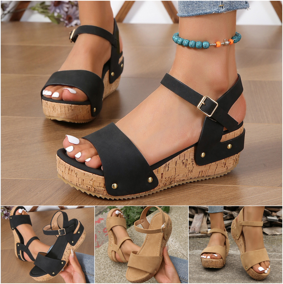 LAST DAY PROMOTION 50% OFF -2023 New Women's Summer Rope Platform Platform Sandals