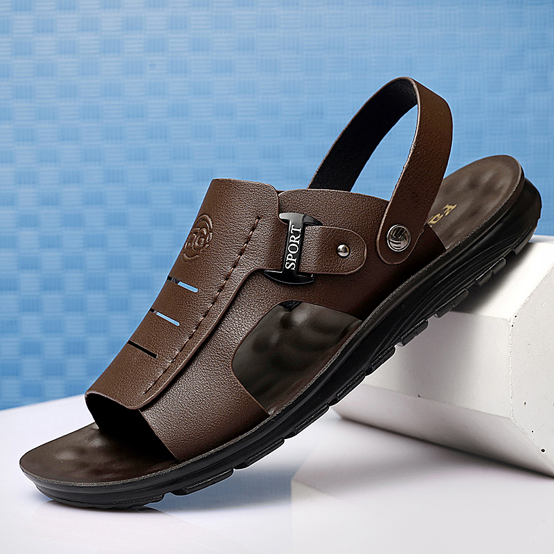 ✨Men's Cowhide Outdoor Dual-purpose Sandals--Buy 2 Free Shipping