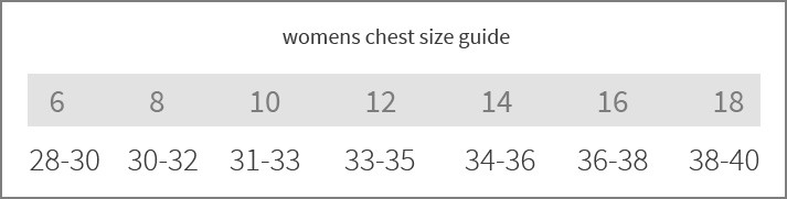 sizeguide reference-womens