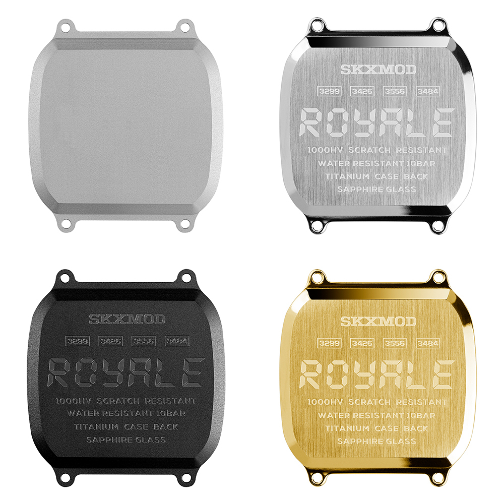 [SKXMOD] Titanium Caseback for "Royale" Modding Kits