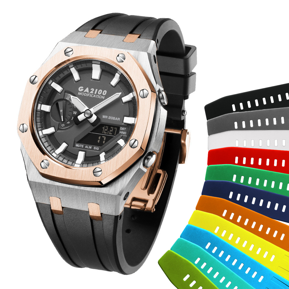 [SKXMOD] Gen.4 Remake CasiOak GA & GA-B 2100 Series Modding Kits | Rubber Band Version