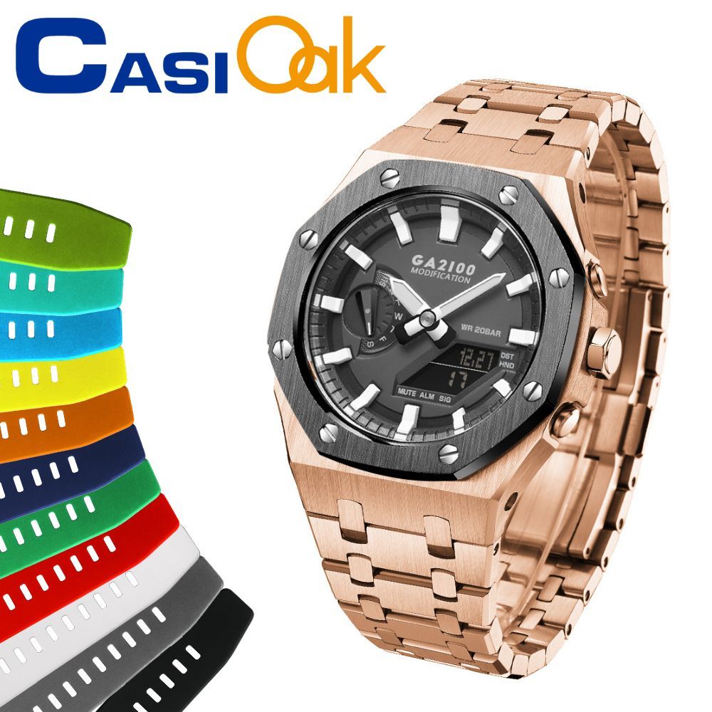 [SKXMOD] CasiOak GA & GA-B 2100 Series Modding Kits | Bracelet & Rubber Band Version