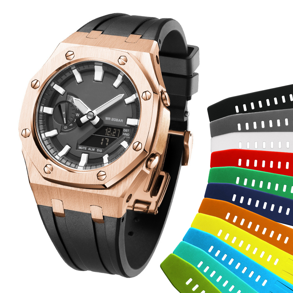 [SKXMOD] Gen.4 Remake CasiOak GA & GA-B 2100 Series Modding Kits | Rubber Band Version