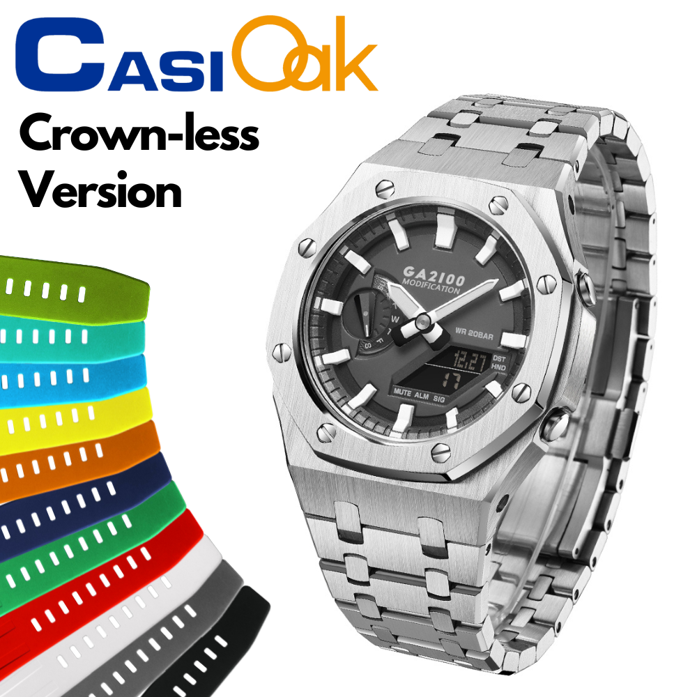 [SKXMOD] Gen.4 Remake CasiOak GA & GA-B 2100 Series Modding Kits | Bracelet & Rubber Band Version
