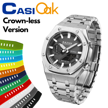 [SKXMOD] Gen.4 Remake CasiOak GA & GA-B 2100 Series Modding Kits | Bracelet & Rubber Band Version