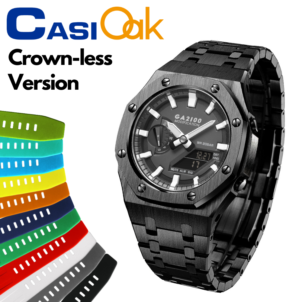 [SKXMOD] Gen.4 Remake CasiOak GA & GA-B 2100 Series Modding Kits | Bracelet & Rubber Band Version