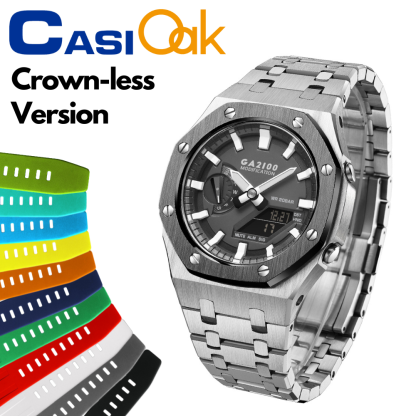 [SKXMOD] Gen.4 Remake CasiOak GA & GA-B 2100 Series Modding Kits | Bracelet & Rubber Band Version