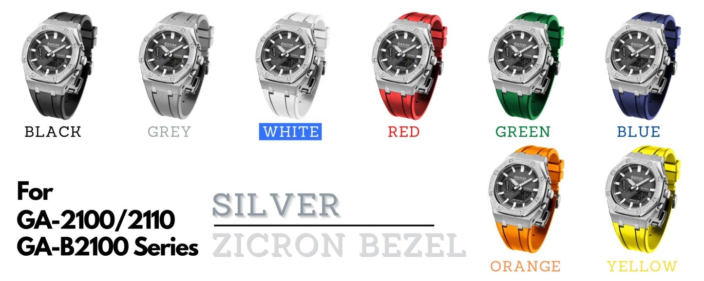 [SKXMOD] CasiOak GA & GA-B 2100 Series Modding Kits | Rubber Band Version