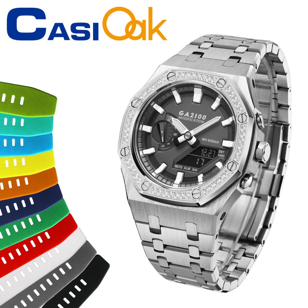 [SKXMOD] CasiOak GA & GA-B 2100 Series Modding Kits | Bracelet & Rubber Band Version