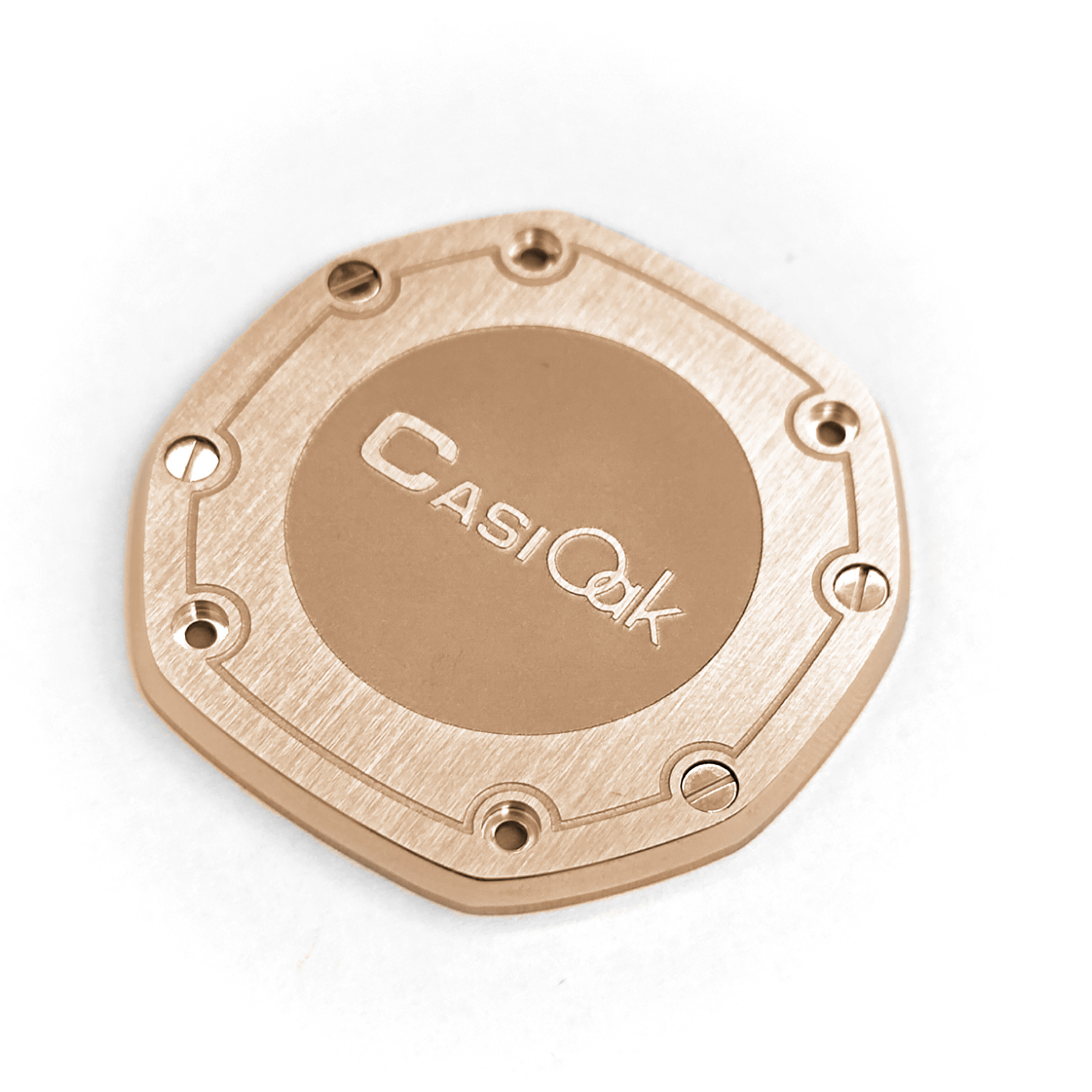 [SKXMOD] Metal Caseback for "CasiOak" Modding Kits