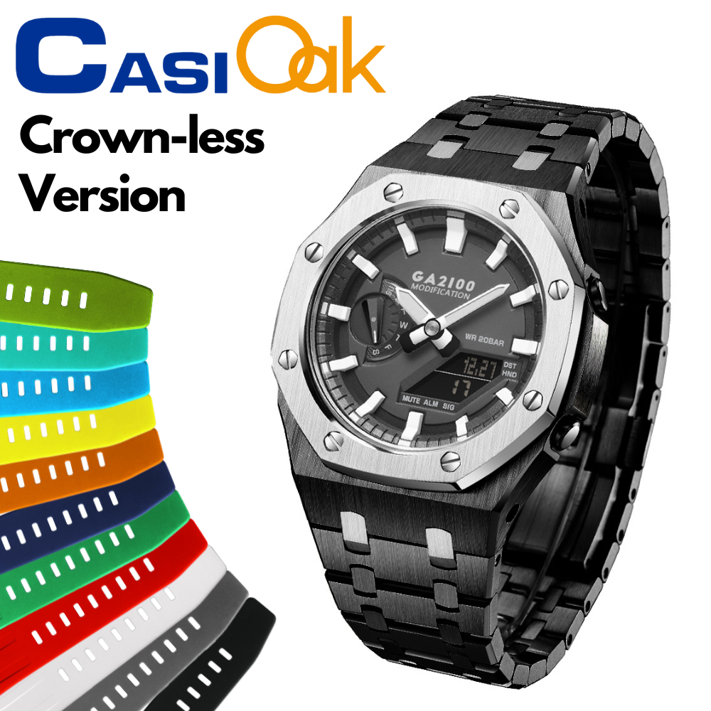 [SKXMOD] Gen.4 Remake CasiOak GA & GA-B 2100 Series Modding Kits | Bracelet & Rubber Band Version