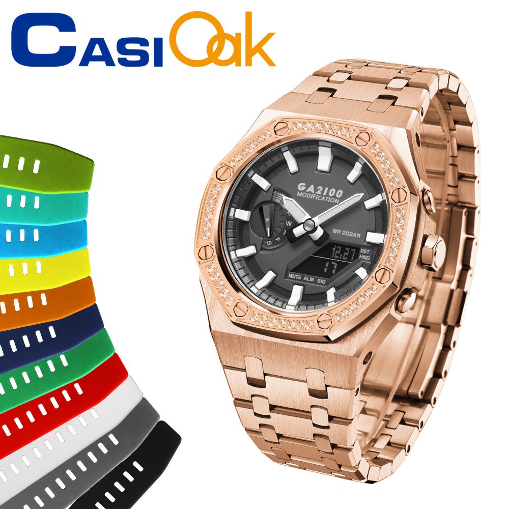 [SKXMOD] CasiOak GA & GA-B 2100 Series Modding Kits | Bracelet & Rubber Band Version