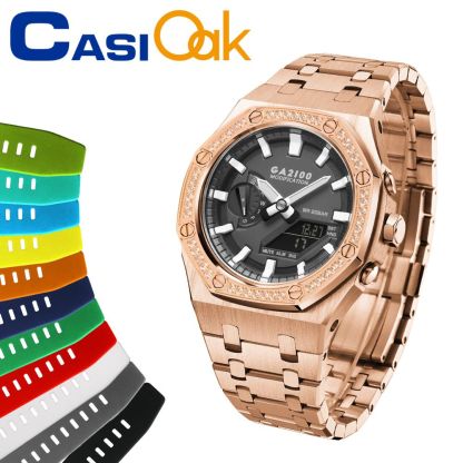 [SKXMOD] CasiOak GA & GA-B 2100 Series Modding Kits | Bracelet & Rubber Band Version
