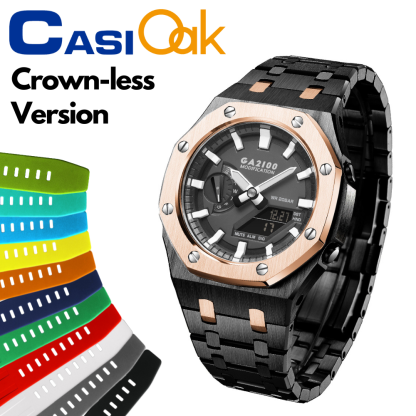 [SKXMOD] Gen.4 Remake CasiOak GA & GA-B 2100 Series Modding Kits | Bracelet & Rubber Band Version