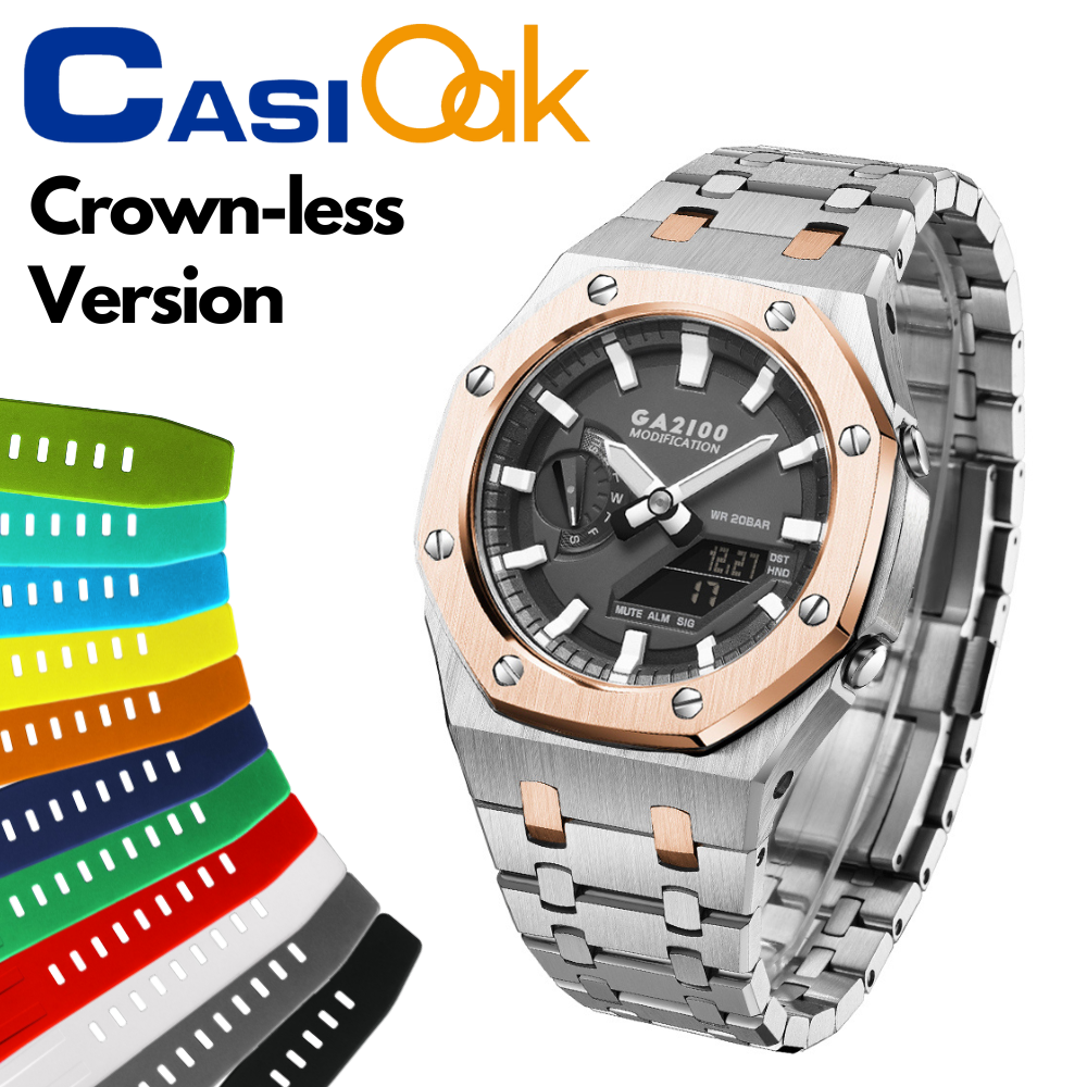 [SKXMOD] Gen.4 Remake CasiOak GA & GA-B 2100 Series Modding Kits | Bracelet & Rubber Band Version