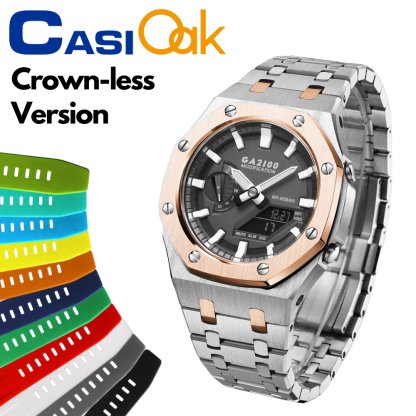 [SKXMOD] Gen.4 Remake CasiOak GA & GA-B 2100 Series Modding Kits | Bracelet & Rubber Band Version