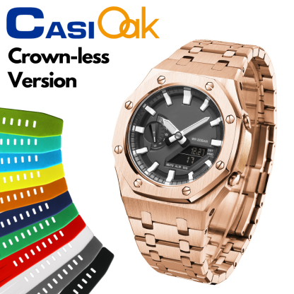 [SKXMOD] Gen.4 Remake CasiOak GA & GA-B 2100 Series Modding Kits | Bracelet & Rubber Band Version