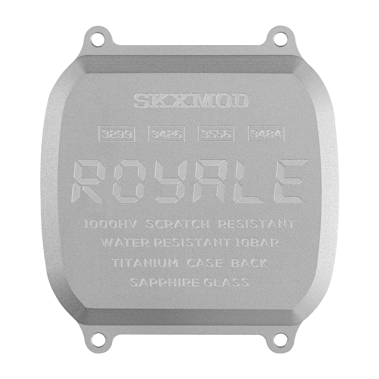 [SKXMOD] Titanium Caseback for "Royale" Modding Kits