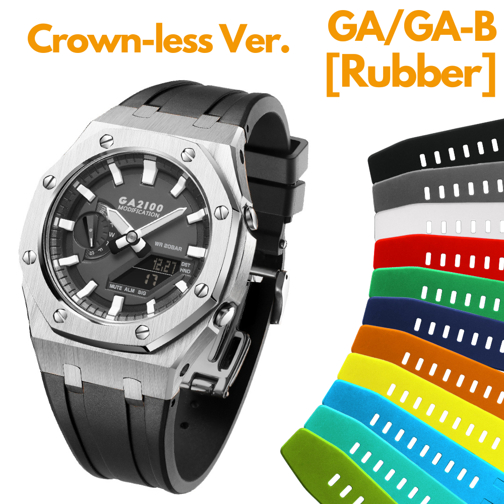 [SKXMOD] Gen.4 Remake CasiOak GA & GA-B 2100 Series Modding Kits | Rubber Band Version