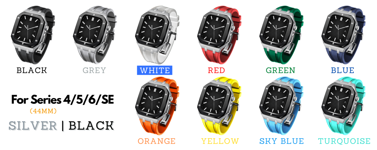 Modding Kits for Apple Watch Series 1/2/3/4/5/6/7/SE | Rubber Band Set