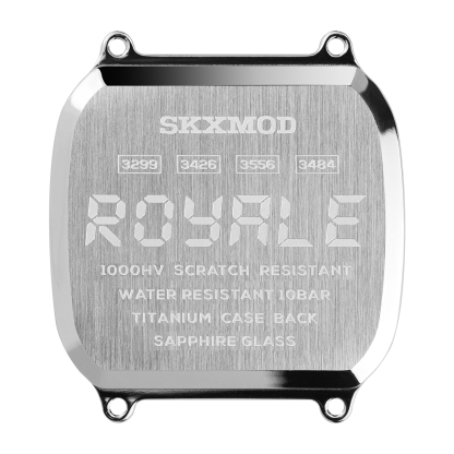 [SKXMOD] Titanium Caseback for "Royale" Modding Kits