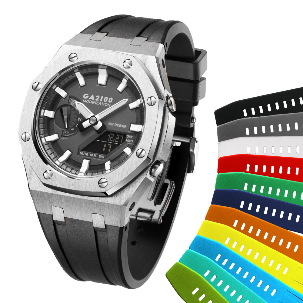 [SKXMOD] Gen.4 Remake CasiOak GA & GA-B 2100 Series Modding Kits | Rubber Band Version