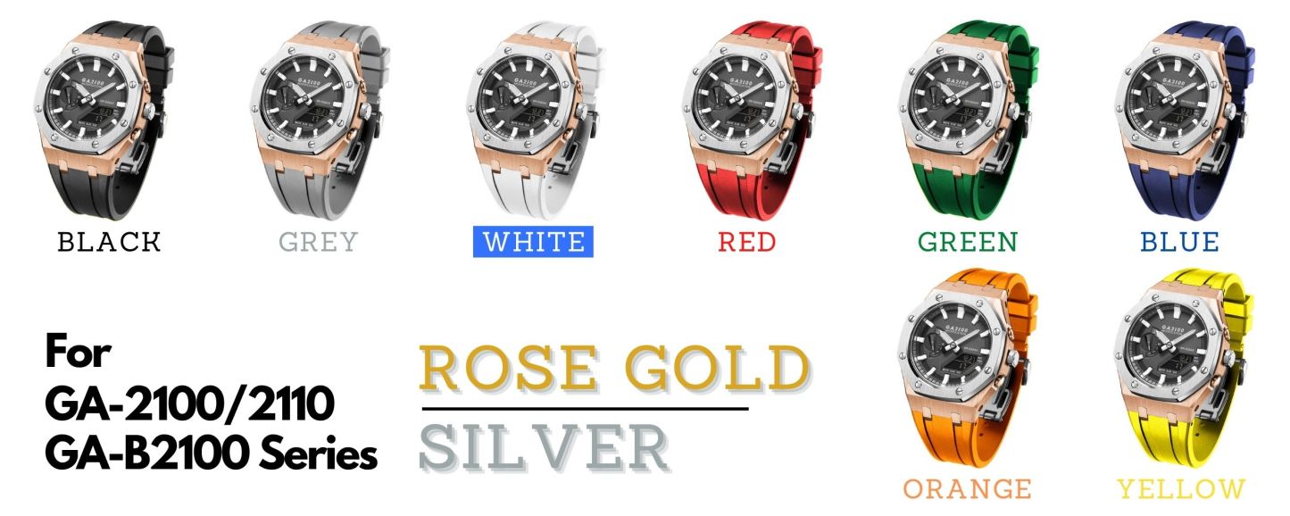 [SKXMOD] CasiOak GA & GA-B 2100 Series Modding Kits | Rubber Band Version