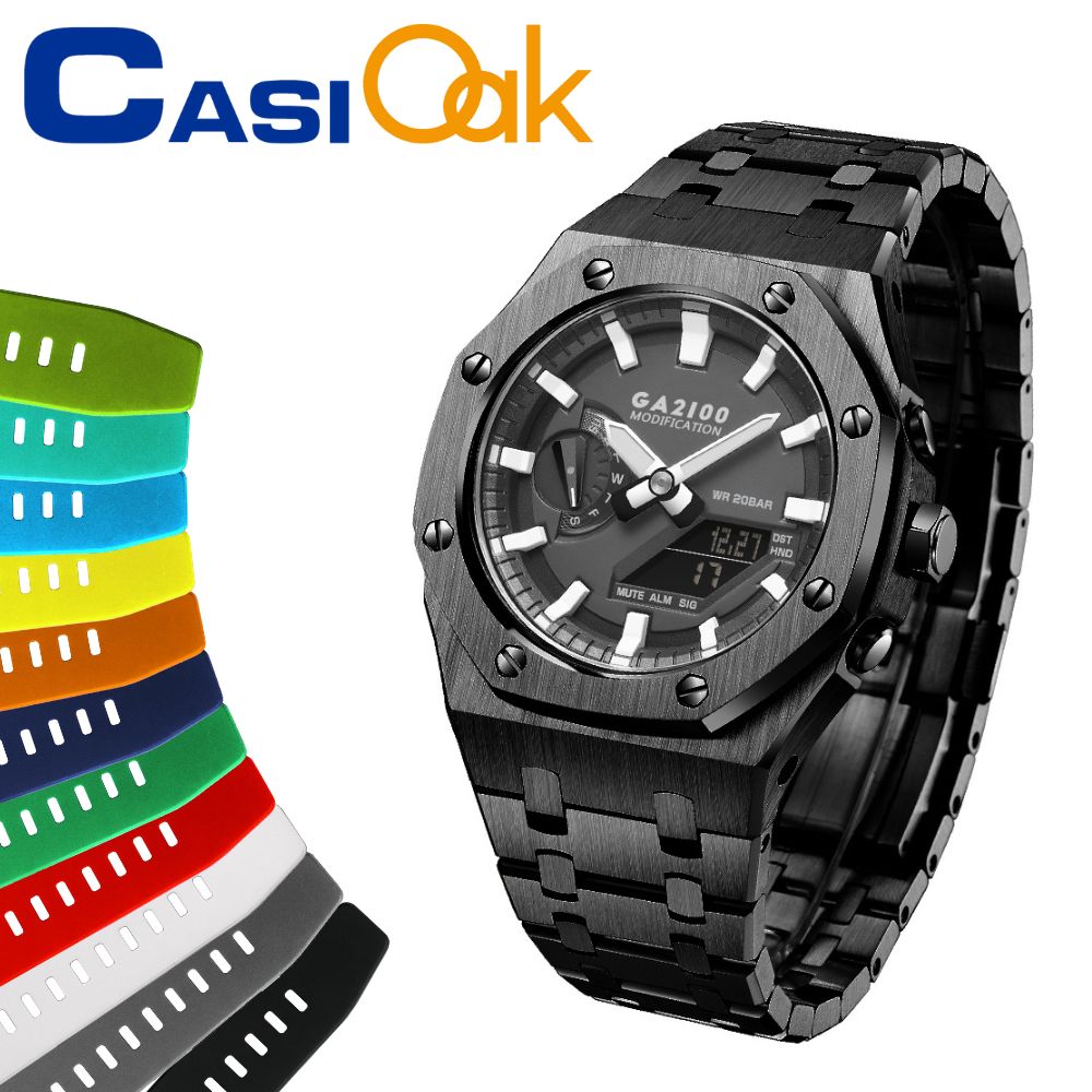 [SKXMOD] CasiOak GA & GA-B 2100 Series Modding Kits | Bracelet & Rubber Band Version
