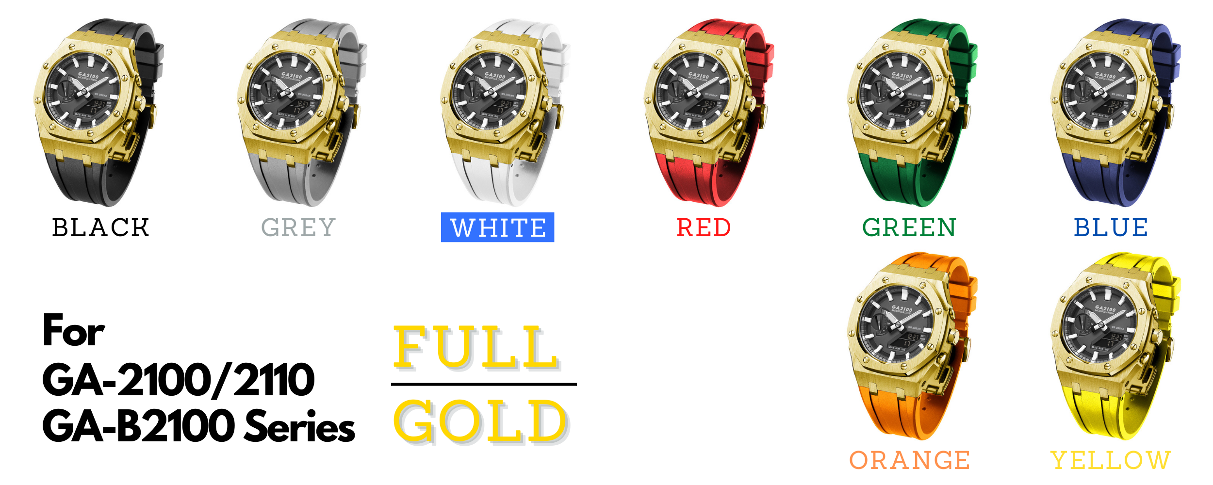 [SKXMOD] CasiOak GA SeriesModding Kits | Rubber Band Version