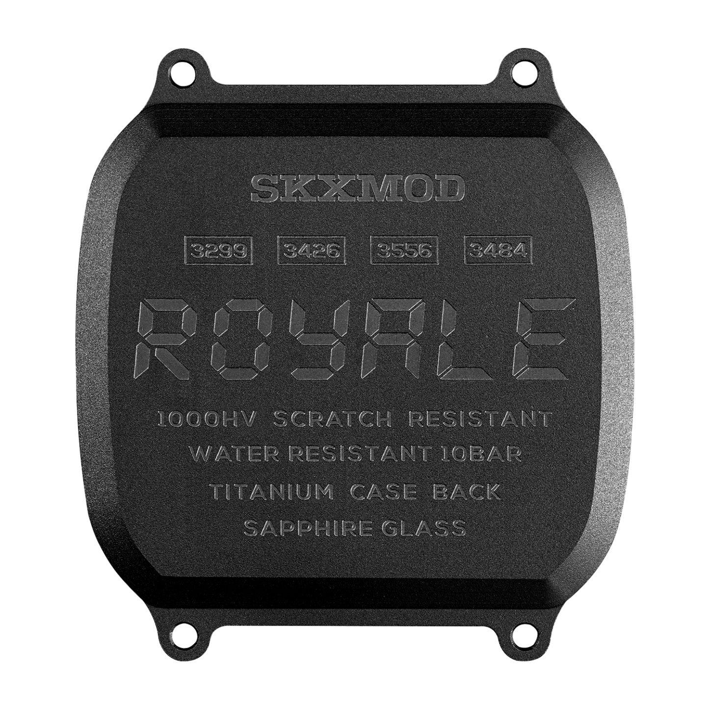 [SKXMOD] Titanium Caseback for "Royale" Modding Kits