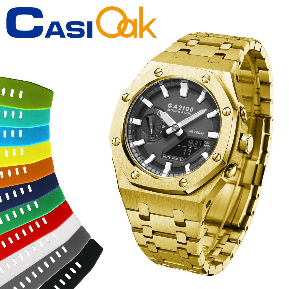 [SKXMOD] CasiOak GA & GA-B 2100 Series Modding Kits | Bracelet & Rubber Band Version