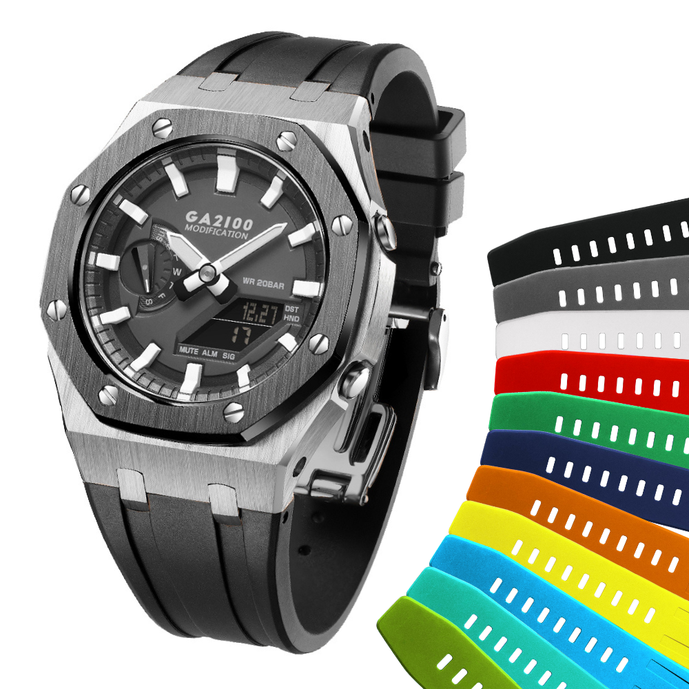 [SKXMOD] Gen.4 Remake CasiOak GA & GA-B 2100 Series Modding Kits | Rubber Band Version