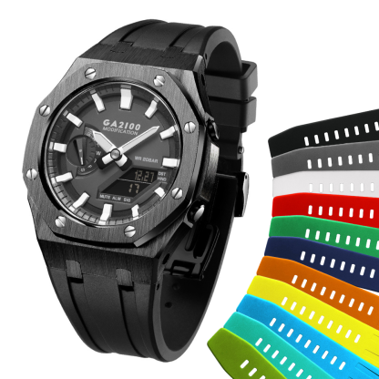 [SKXMOD] Gen.4 Remake CasiOak GA & GA-B 2100 Series Modding Kits | Rubber Band Version