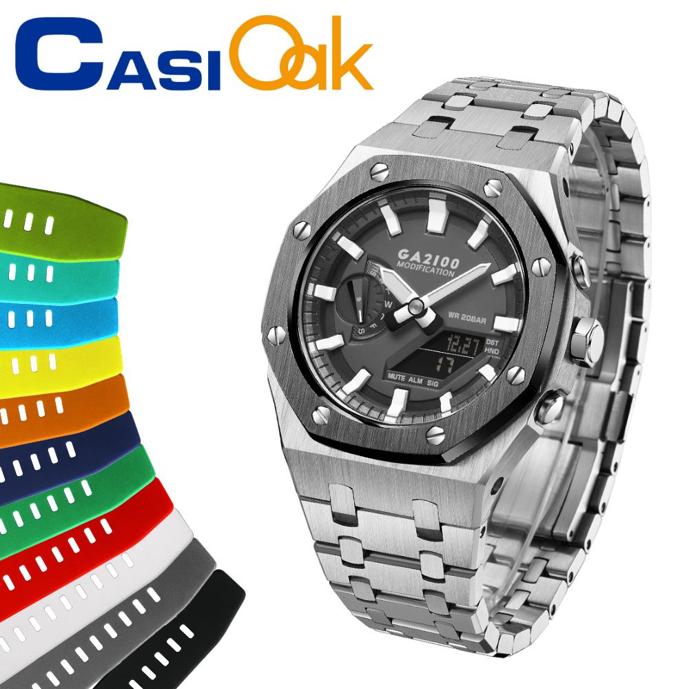 [SKXMOD] CasiOak GA & GA-B 2100 Series Modding Kits | Bracelet & Rubber Band Version