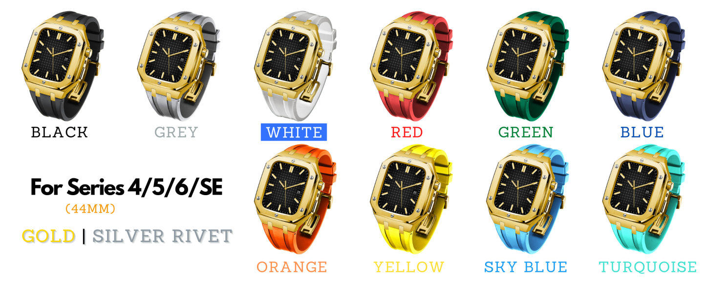 Modding Kits for Apple Watch Series 1/2/3/4/5/6/7/SE | Rubber Band Set