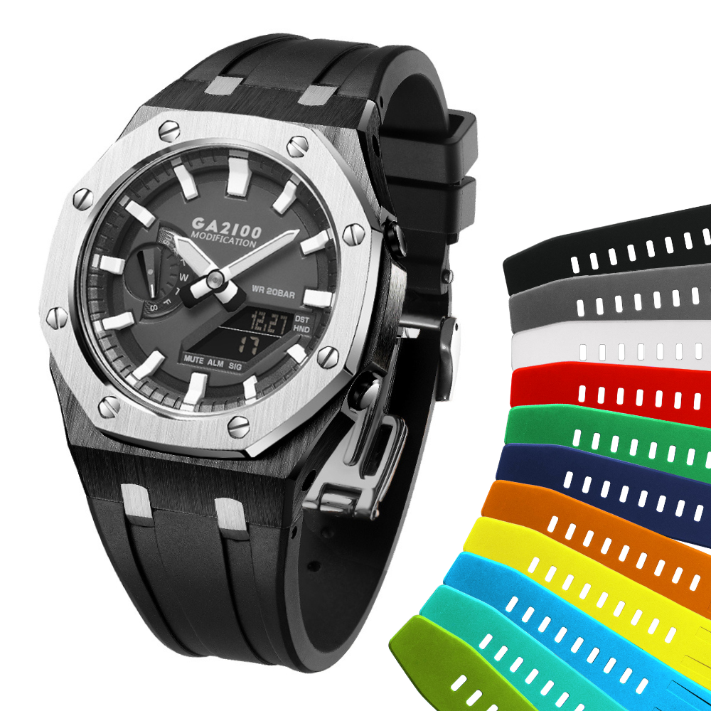 [SKXMOD] Gen.4 Remake CasiOak GA & GA-B 2100 Series Modding Kits | Rubber Band Version