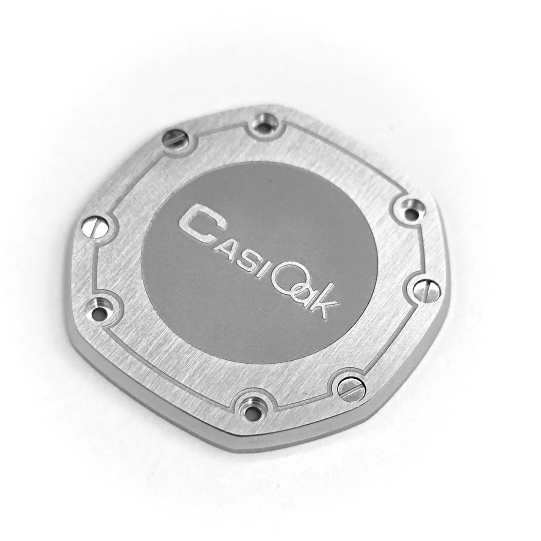 [SKXMOD] Metal Caseback for "CasiOak" Modding Kits